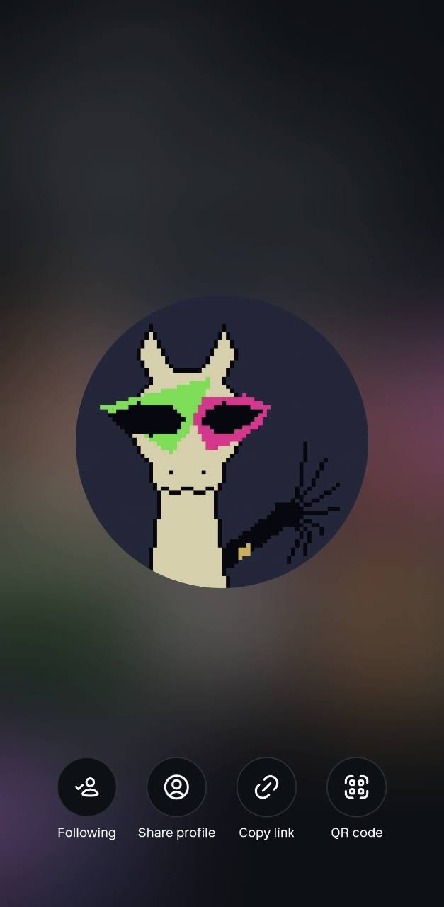 Llamawhipper pixel-art llama wearing neon sunglasses